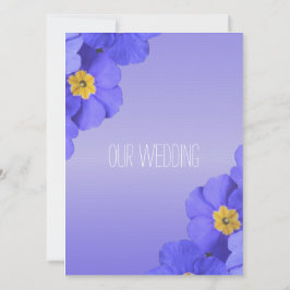 blauwe tuinbloemen Christelijk, religieus Kaart