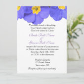  blauwe tuinbloemen Christelijk, religieus Kaart (Staand voorkant)