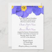  blauwe tuinbloemen Christelijk, religieus Kaart (Voorkant)