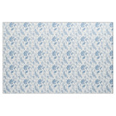 Blauwe tuinvlinder en Floral Garden Pattern Stof (Fat Quarter)