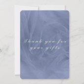 Blauwe tulestof - elke kleur bedankkaart (Achterkant)