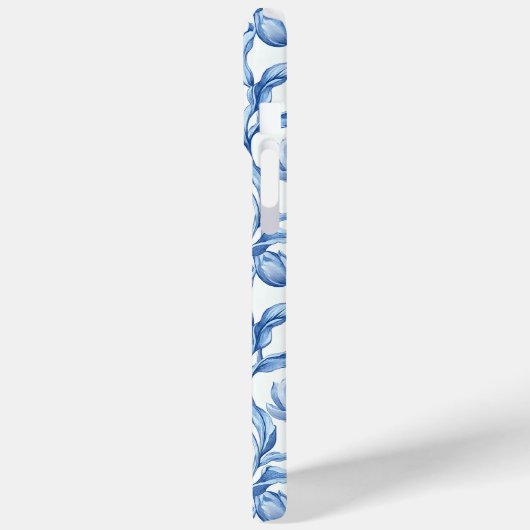 Blauwe Tulp  bloemmotief Case-Mate iPhone Case (Achterkant / Links)