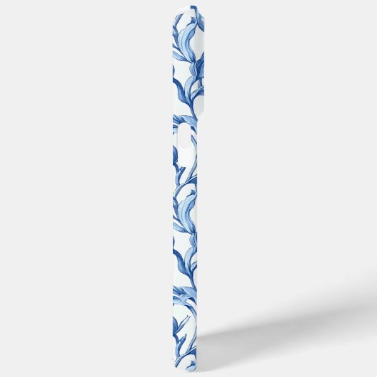 Blauwe Tulp bloemmotief Case-Mate iPhone Case (Achterkant / Rechts)