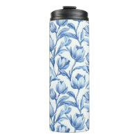 Blauwe Tulp bloemmotief