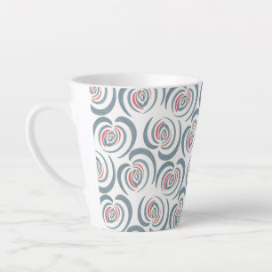 Blauwe tulp latte mok