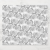 Blauwe tulp sparkling wijnetiket (Enkel label)