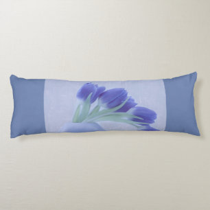 Blauwe tulpen leven nog lichaamskussen
