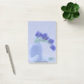 Blauwe tulpen leven nog post-it® notes (Kantoor)