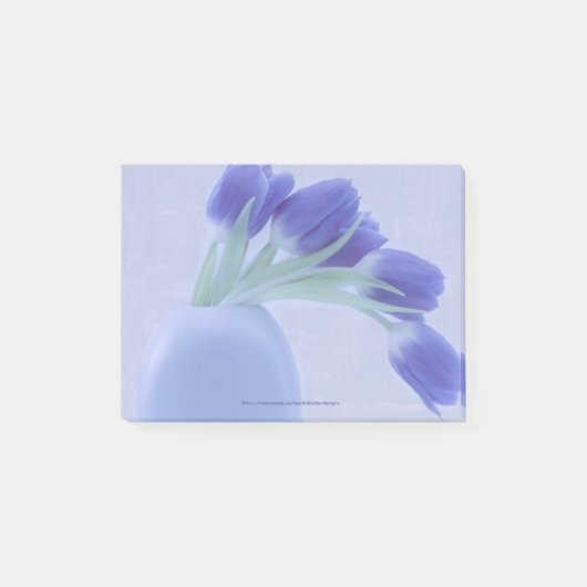 Blauwe tulpen leven nog post-it® notes (Voorkant)