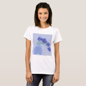 Blauwe tulpen leven nog t-shirt (Voorkant volledig)