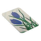 Blauwe tulpen magneet (Rechterzijde)