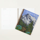 Blauwe tulpen op een wandeling planner (Display)