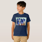 Blauwe tulpen t-shirt (Voorkant volledig)