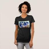 Blauwe tulpen t-shirt (Voorkant volledig)
