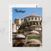 blauwe türkiye briefkaart (Voorkant / Achterkant)