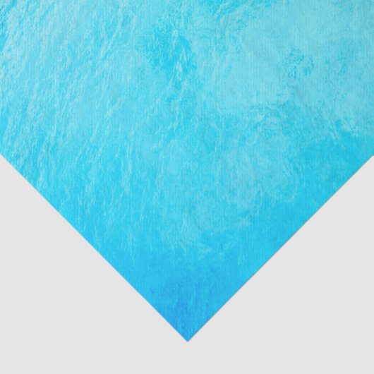 Blauwe, Turquoise Swirling Caribbean Waters Tissuepapier (Detail)