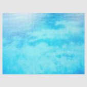 Blauwe, Turquoise Swirling Caribbean Waters Tissuepapier (Voorkant)