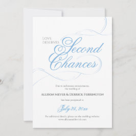 Blauwe Tweede Kans Huwelijk Uitstel Kaart