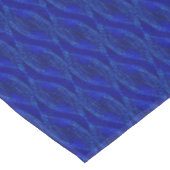 Blauwe twist tafelkleed (Gekanteld)