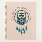 Blauwe Uil Droomvanger Planner (Voorkant)