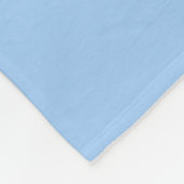 Blauwe Uil Fleece Deken (Hoek)