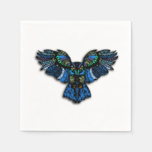 Blauwe Uil Servetten
