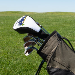 Blauwe Uilen Ontwerp Gepersonaliseerd Golfheadcover