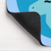 Blauwe unicorn muismat (Hoek)