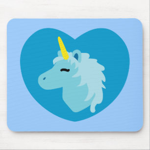 Blauwe unicorn muismat