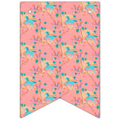 Blauwe unicorn vlaggetjes (Derde vlag)