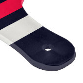 Blauwe uniforme strepen snijplank (Hoek)