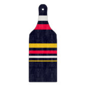 Blauwe uniforme strepen snijplank (Voorkant)