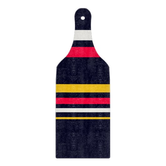 Blauwe uniforme strepen snijplank (Voorkant)