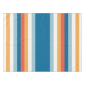 Blauwe uniforme strepen tafelkleed (Voorkant (Horizontaal))