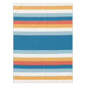 Blauwe uniforme strepen tafelkleed (Voorkant)