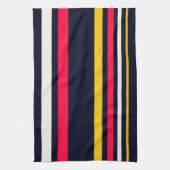 Blauwe uniforme strepen theedoek (Verticaal)