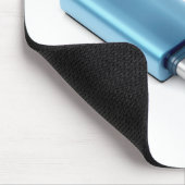 Blauwe usb-c-flash stick muismat (Hoek)