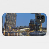 Blauwe uur wolkenkrabbers in Dubai Marina Case-Mate iPhone Case (Achterkant (horizontaal))