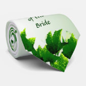 Blauwe Vader van de Bruid Stropdas (Opgerold)