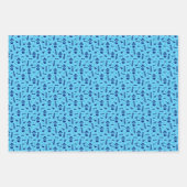 Blauwe Vaderdag Inpakpapier Vel (Voorkant 3)
