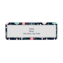 Blauwe Vakantie Print Kerstmis