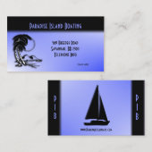 Blauwe vakantie / Visitekaartje reizen (Voorkant / Achterkant)