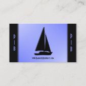 Blauwe vakantie / Visitekaartje reizen (Achterkant)