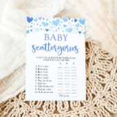 Blauwe Valentijn Baby shower Categorieën Spel Kaart