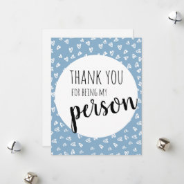 Blauwe Valentijnkaart Feestdagenkaart