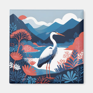 blauwe vallei reiger magneet