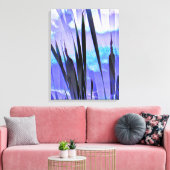 BLAUWE VANGSTEN CANVAS AFDRUK (Insitu (Woonkamer))