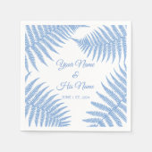 Blauwe varen Thunder_Cove Servet (Voorkant)