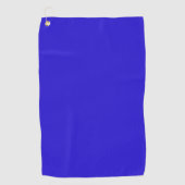 Blauwe, vaste kleur golfhanddoek (Voorkant)