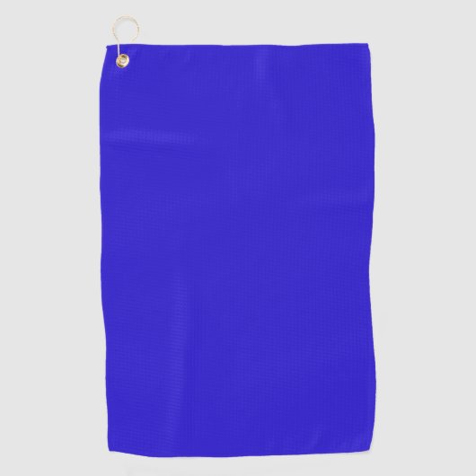 Blauwe, vaste kleur golfhanddoek (Voorkant)